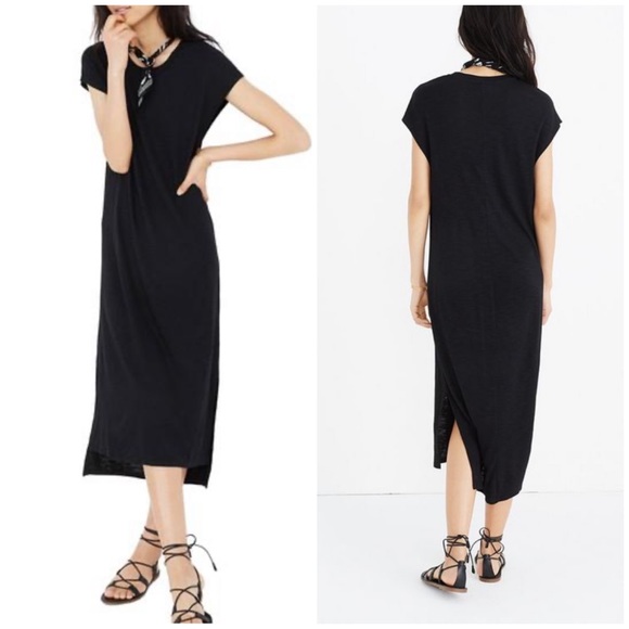 madewell muscle midi dress